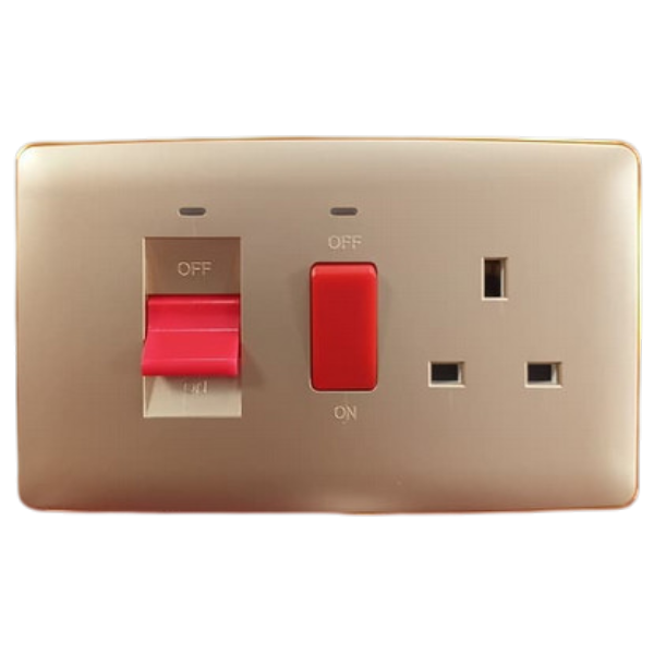 3x6 45A cooker unit with neon